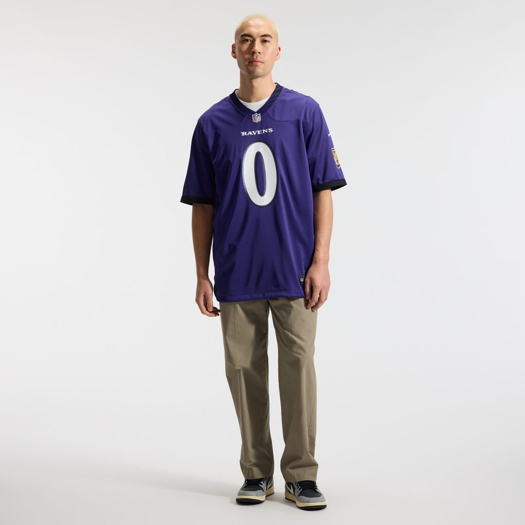 Roquan Smith Baltimore Ravens Game Jersey - Purple