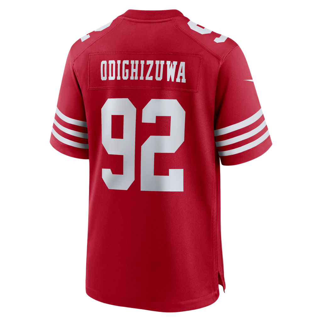 Osa Odighizuwa San Francisco 49ers Game Jersey - Scarlet