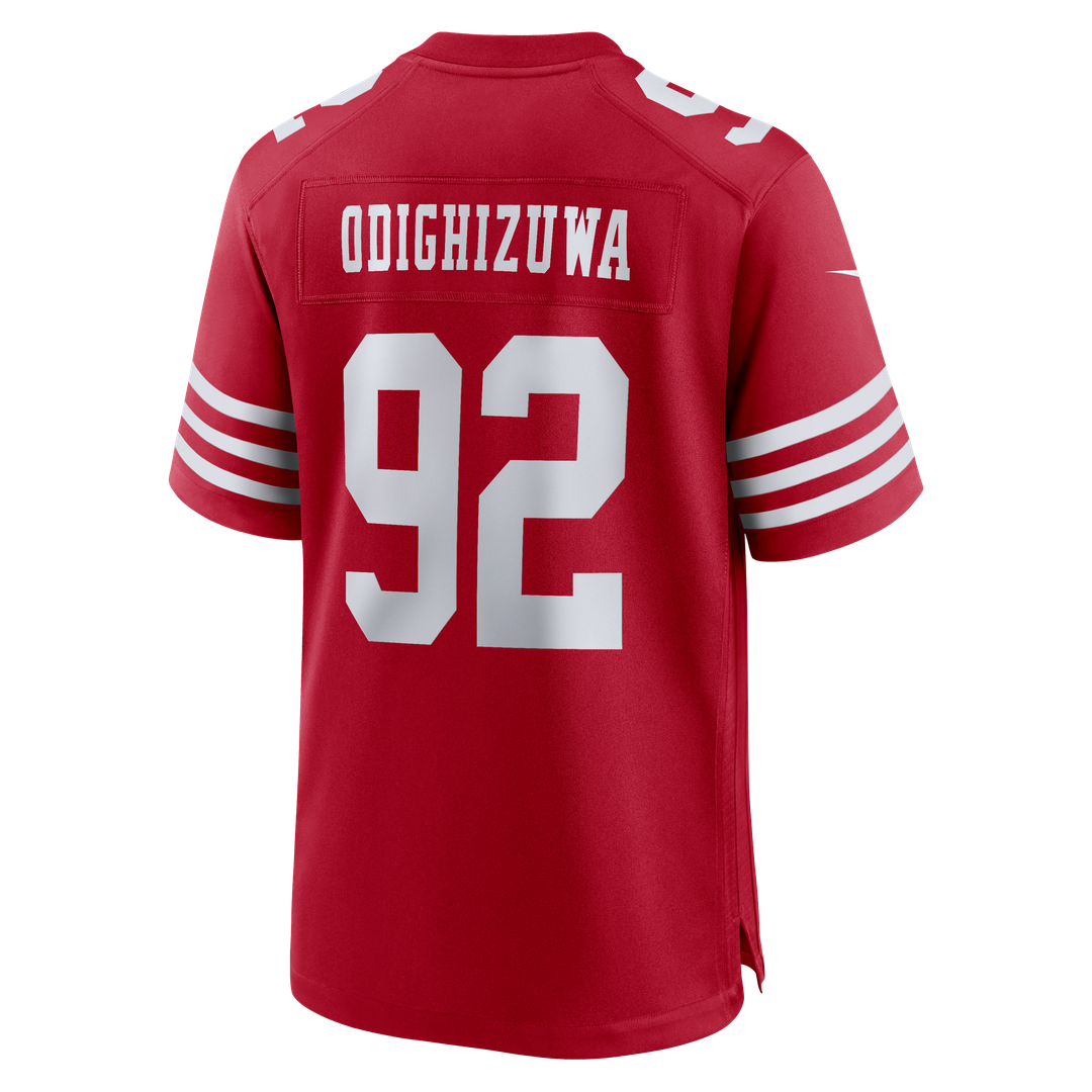 Osa Odighizuwa San Francisco 49ers Game Jersey - Scarlet