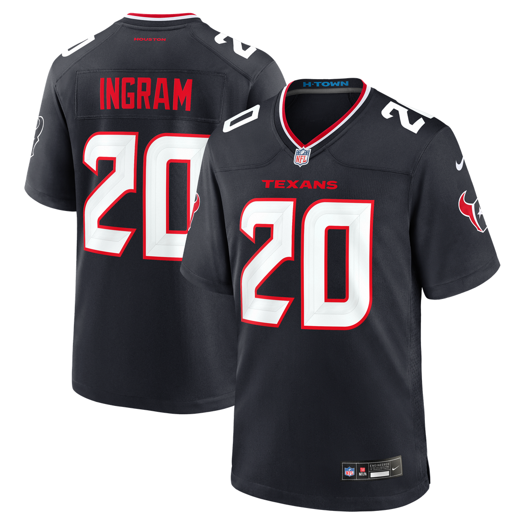 Ja'Marcus Ingram Houston Texans Game Jersey - Navy