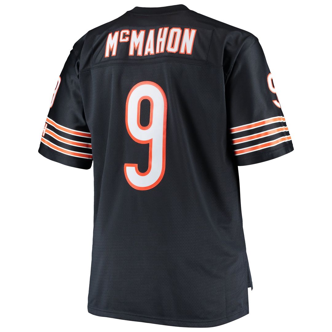 Jim McMahon Chicago Bears Big & Tall 1985 Replica Jersey - Navy