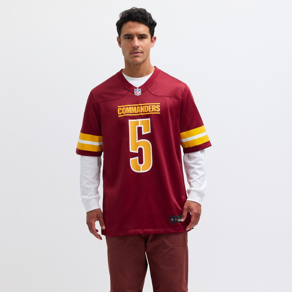 Jayden Daniels Washington Commanders Game Jersey - Burgundy