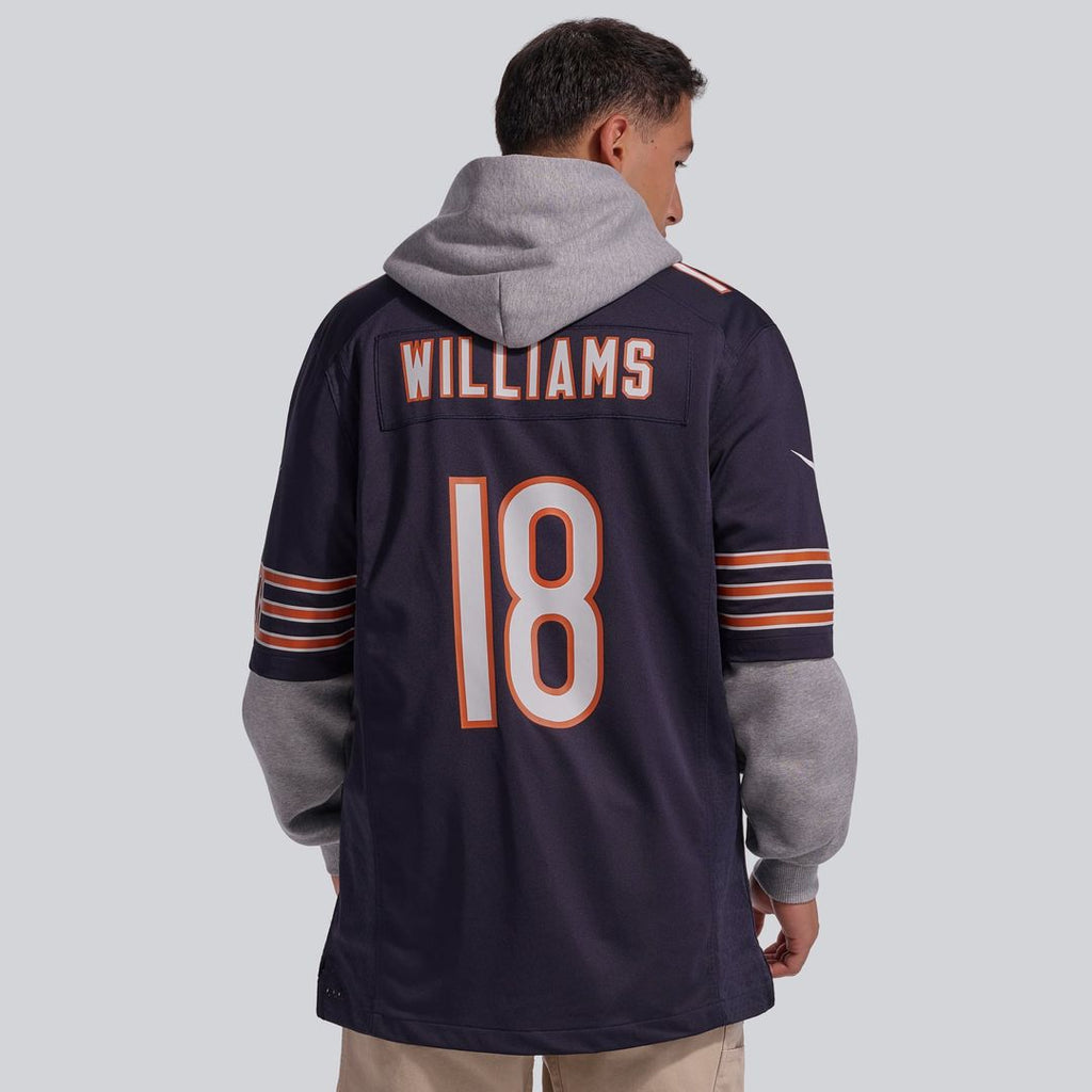 Caleb Williams Chicago Bears Game Jersey - Navy