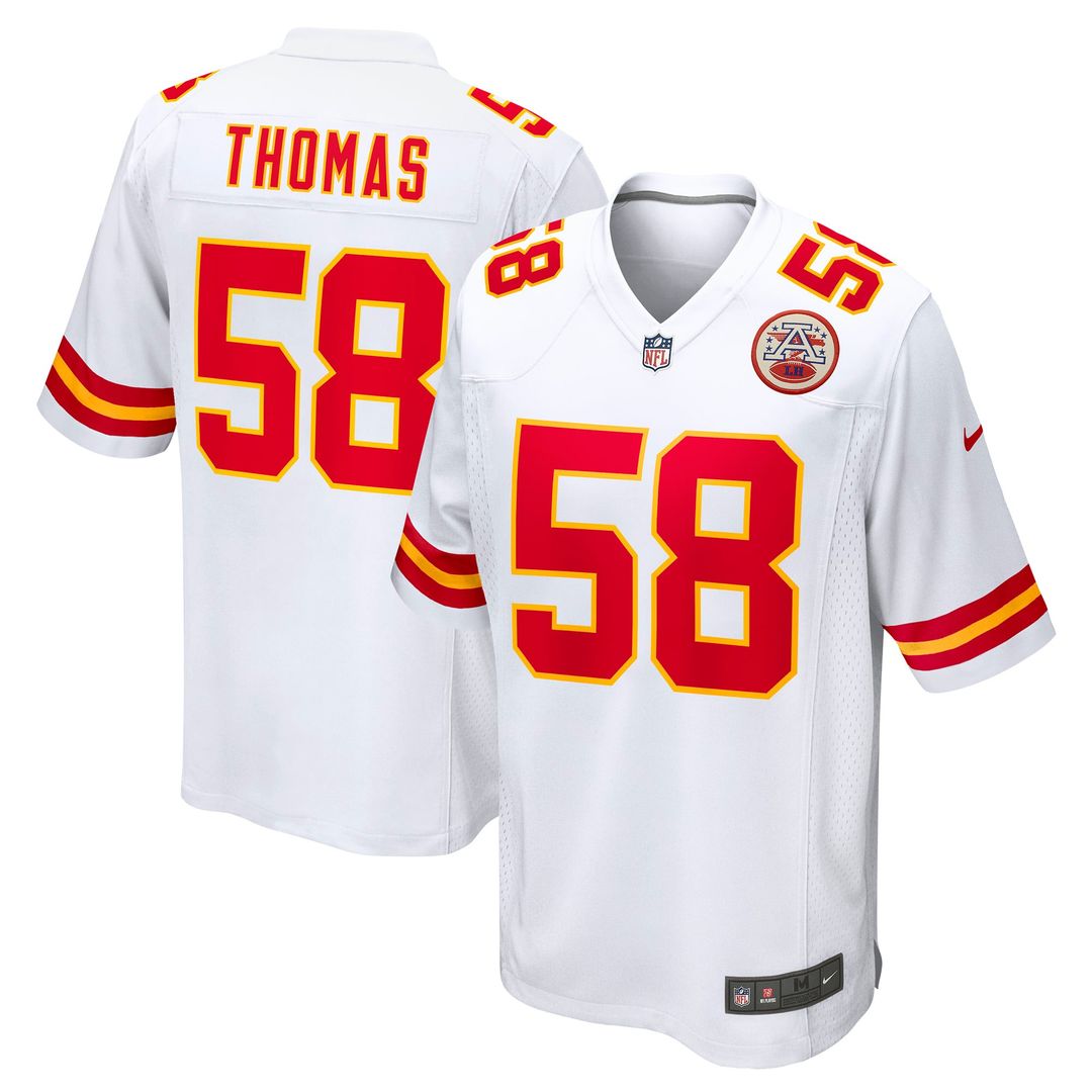 Derrick Thomas Kansas City Chiefs Game Jersey - White