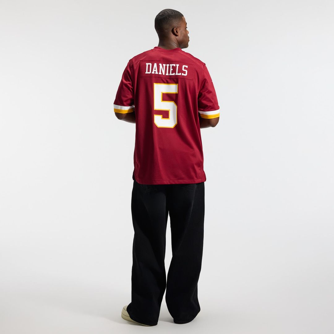 Jayden Daniels Washington Commanders Game Super Bowl Era Jersey - White