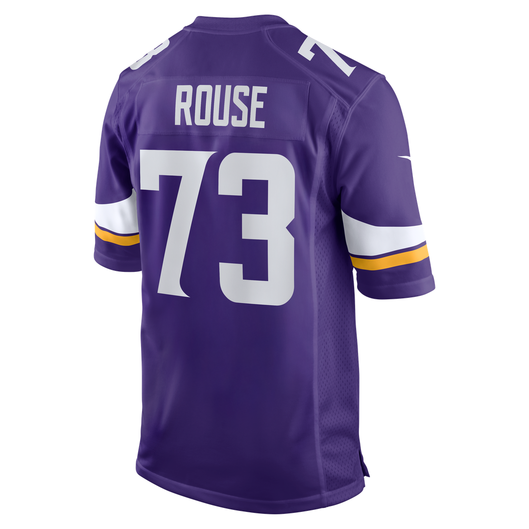 Walter Rouse Minnesota Vikings Game Jersey - Purple