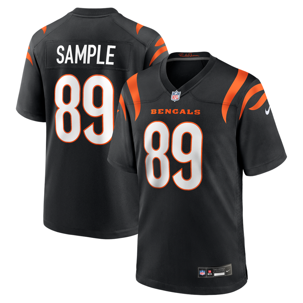 Drew Sample Cincinnati Bengals Game Jersey - Black
