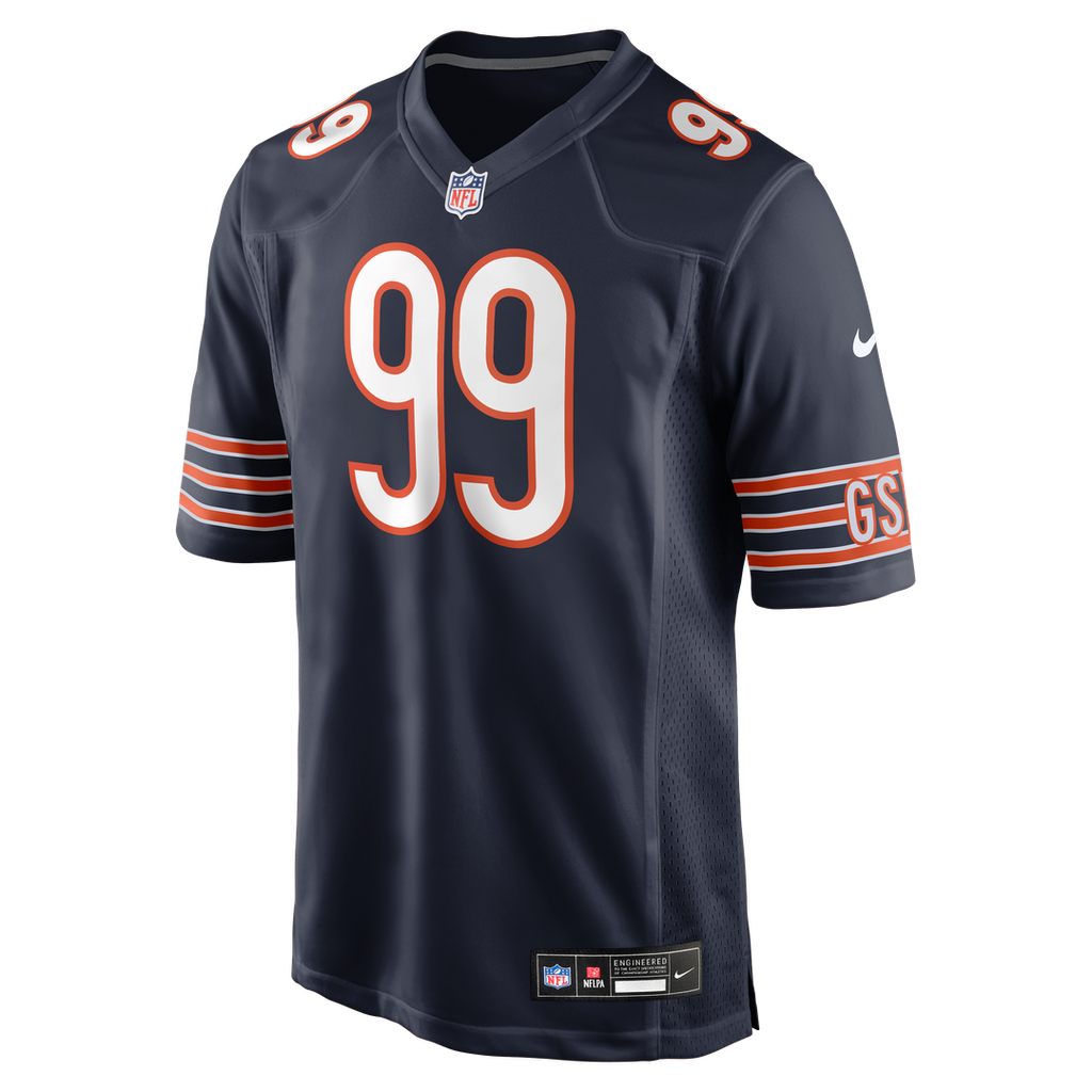 Gervon Dexter Sr Chicago Bears Game Jersey - Navy