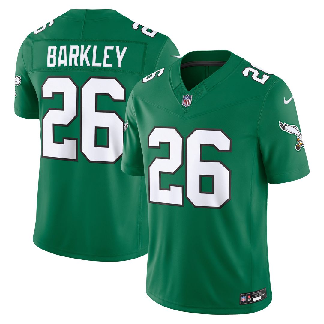 Saquon Barkley Philadelphia Eagles Vapor F.U.S.E. Stitched Limited Jersey - White