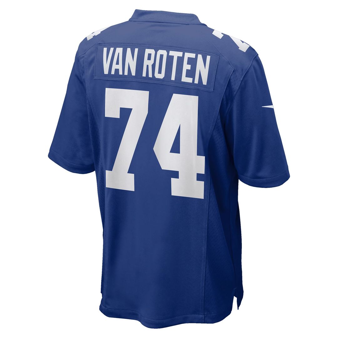 Greg Van Roten New York Giants Game Jersey - Royal Blue
