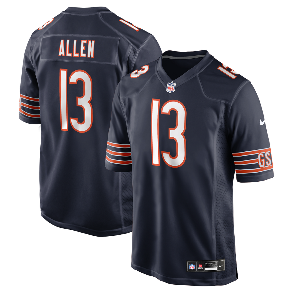 Keenan Allen Chicago Bears Game Jersey - Navy