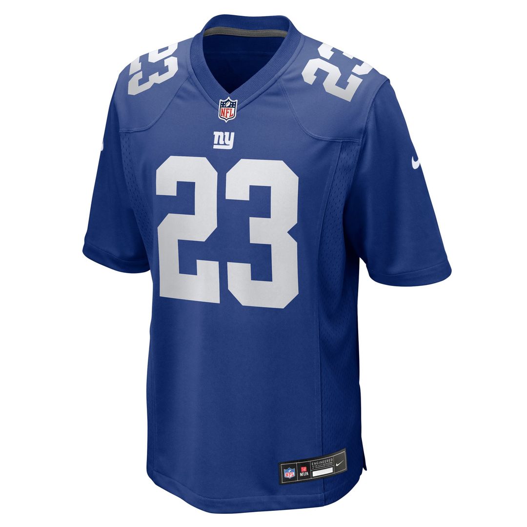 Art Green New York Giants Game Jersey - Royal Blue