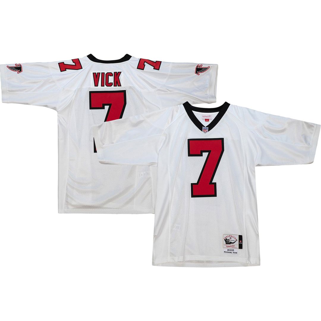 Michael Vick Atlanta Falcons 2003 Authentic Throwback Jersey - Red