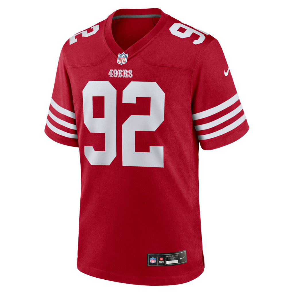 Yetur Gross-Matos San Francisco 49ers Game Jersey - Scarlet