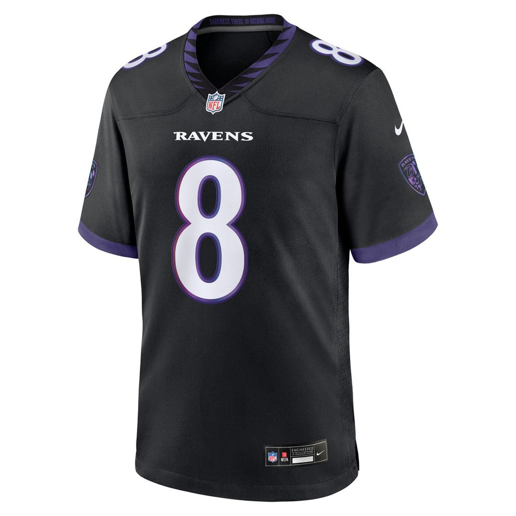 Lamar Jackson Baltimore Ravens Game Jersey - White