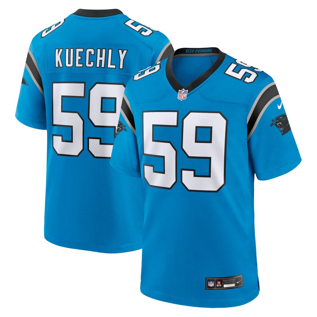 Luke Kuechly Carolina Panthers Game Jersey - Black