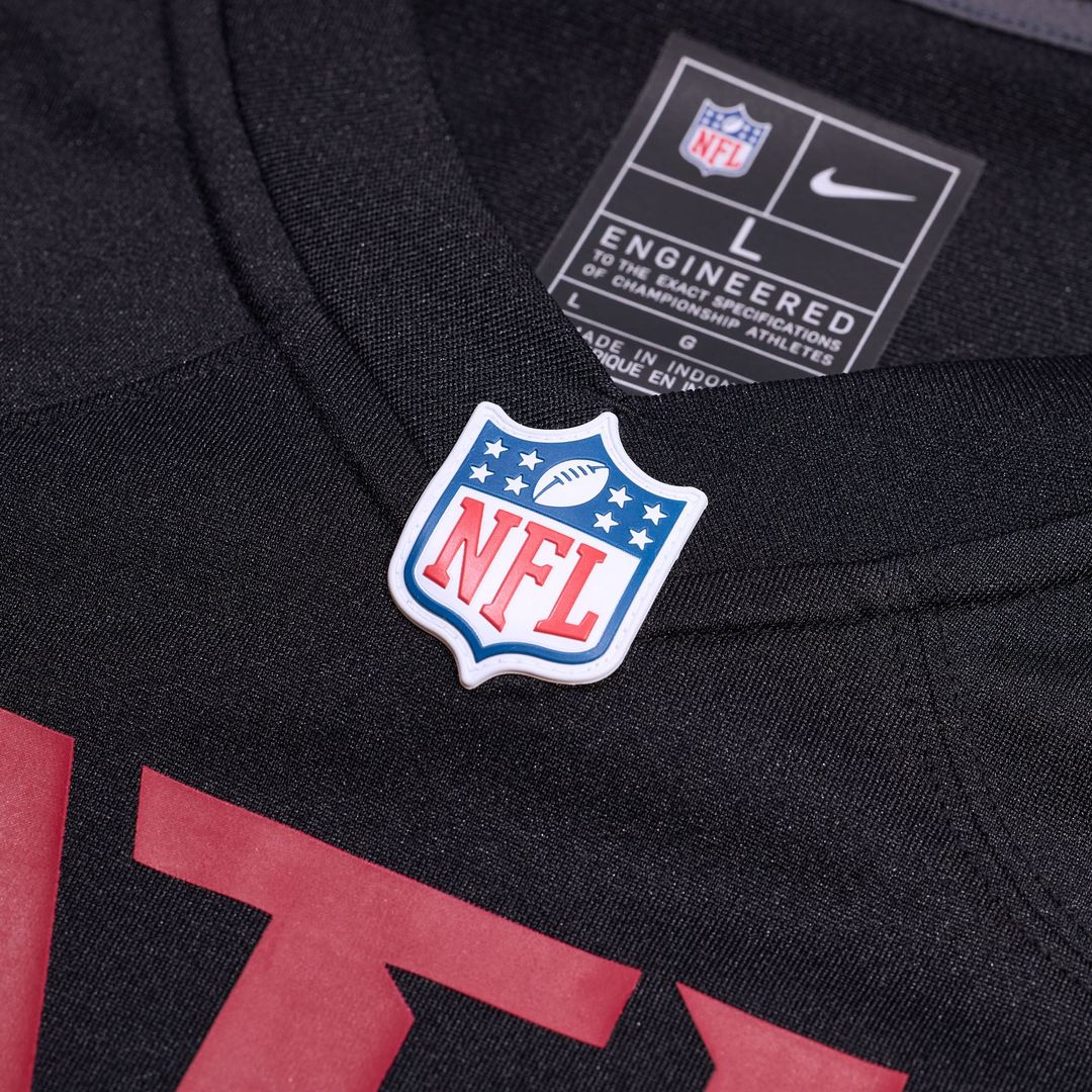 Number 1 Dad Atlanta Falcons Game Jersey - Black