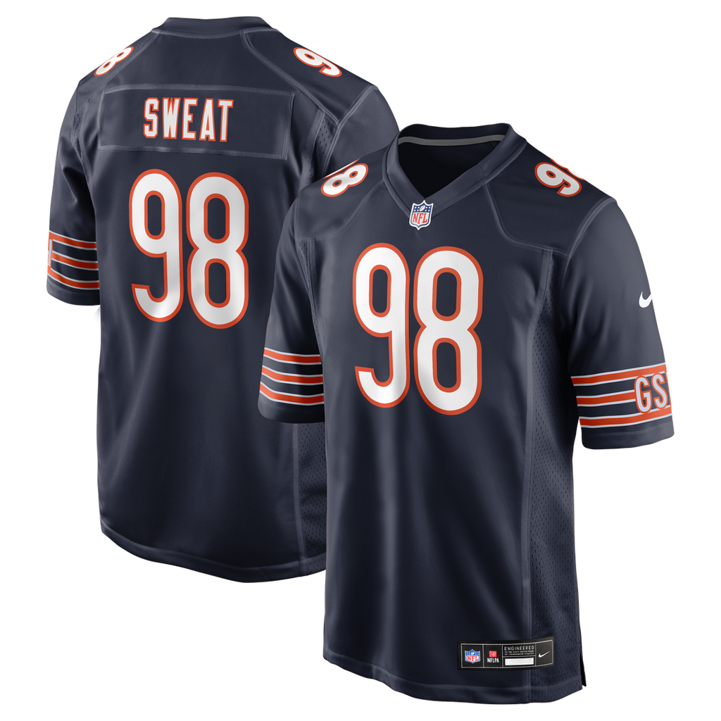 Montez Sweat Chicago Bears Game Jersey - Navy
