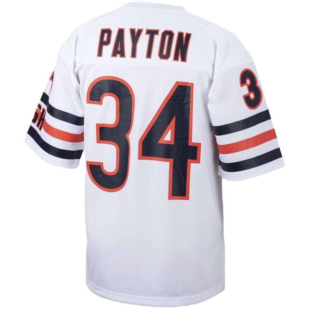 Walter Payton Chicago Bears Big & Tall 1985 Replica Jersey - White