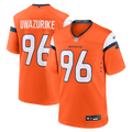 Eyioma Uwazurike Denver Broncos Game Jersey - Orange