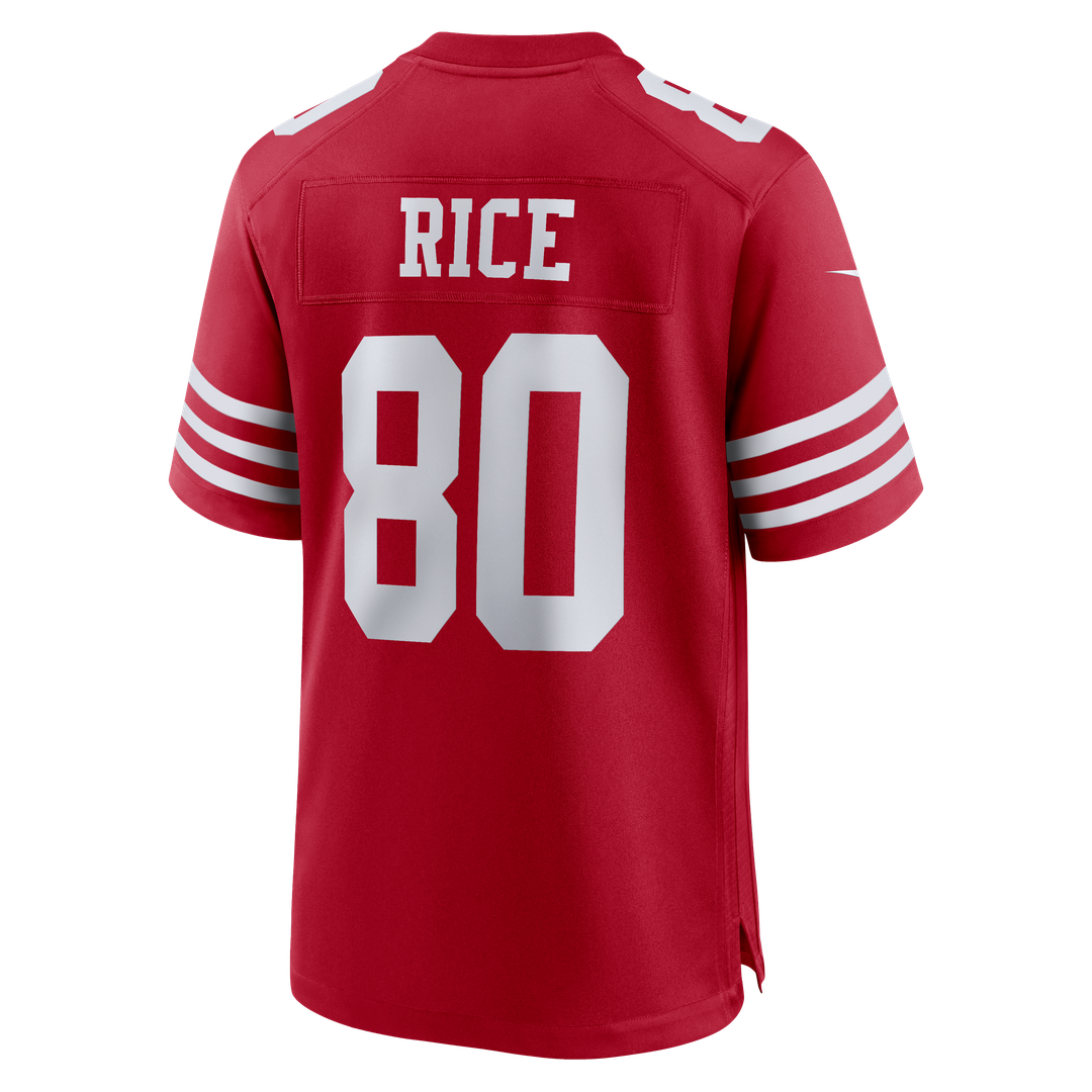 Jerry Rice San Francisco 49ers Retired Team Game Jersey - Scarlet