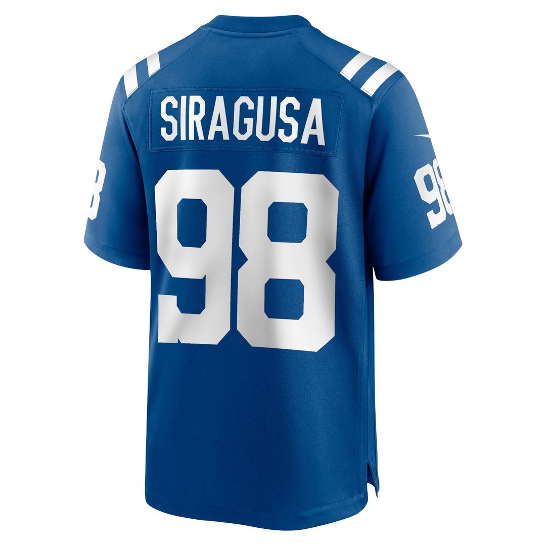Tony Siragusa Indianapolis Colts Game Jersey - Royal Blue