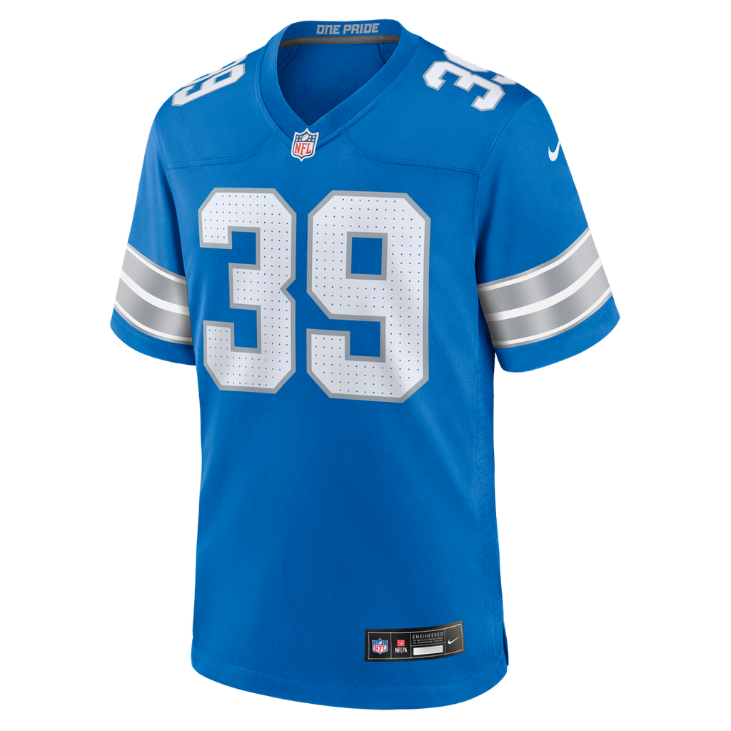 Jake Bates Detroit Lions Game Jersey - Blue