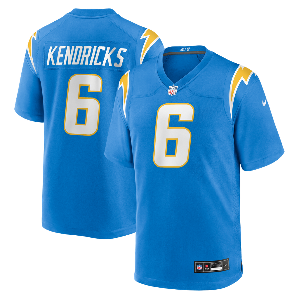 Eric Kendricks Los Angeles Chargers Game Jersey - Powder Blue