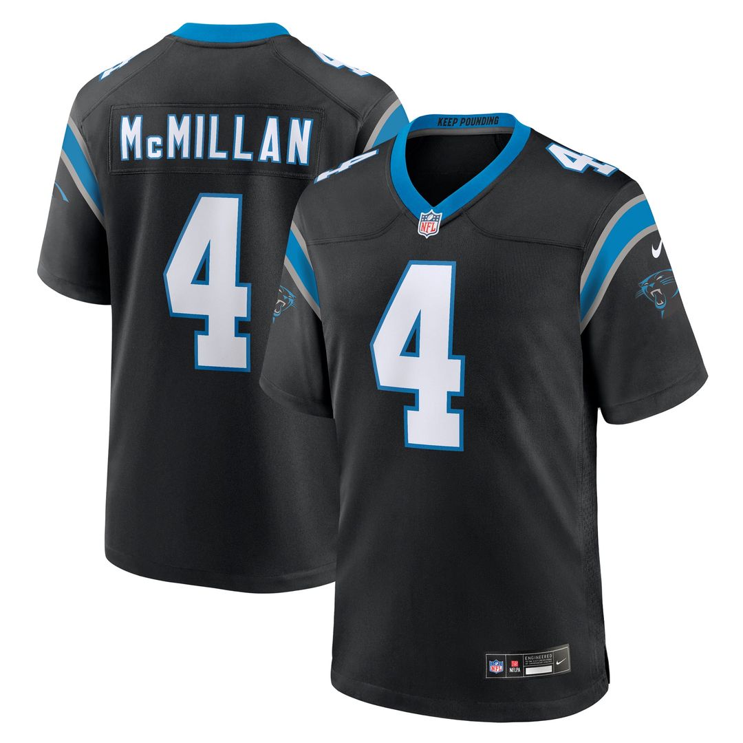 Tetairoa McMillan Carolina Panthers Alternate Game Jersey - Blue