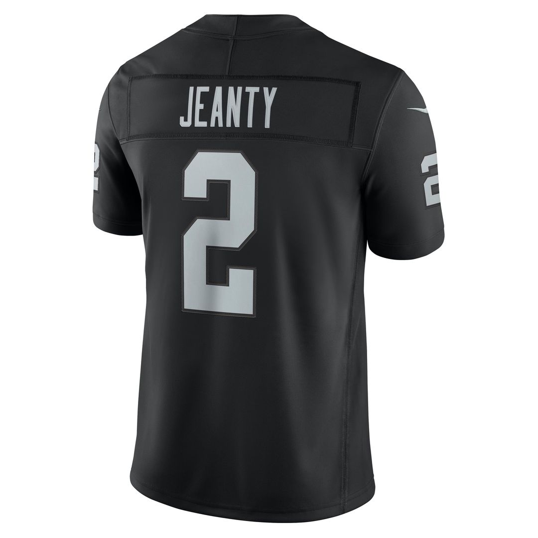 Ashton Jeanty Las Vegas Raiders Vapor F.U.S.E. Stitched Limited Jersey - Black