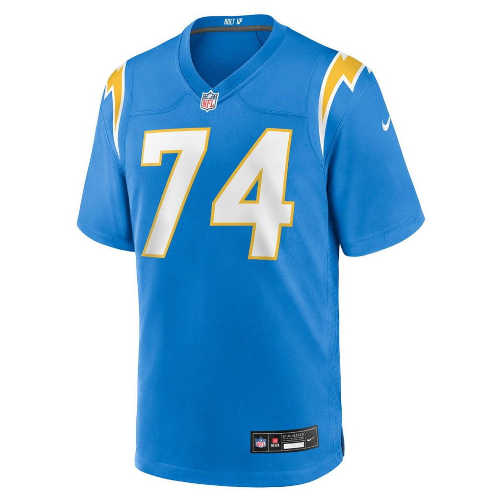 Kayode Awosika Los Angeles Chargers Game Jersey - Powder Blue