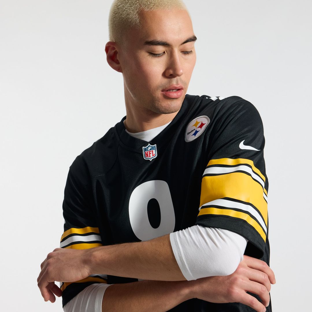 Aaron Rodgers Pittsburgh Steelers Alternate 1933 Throwback Game Jersey - Gold
