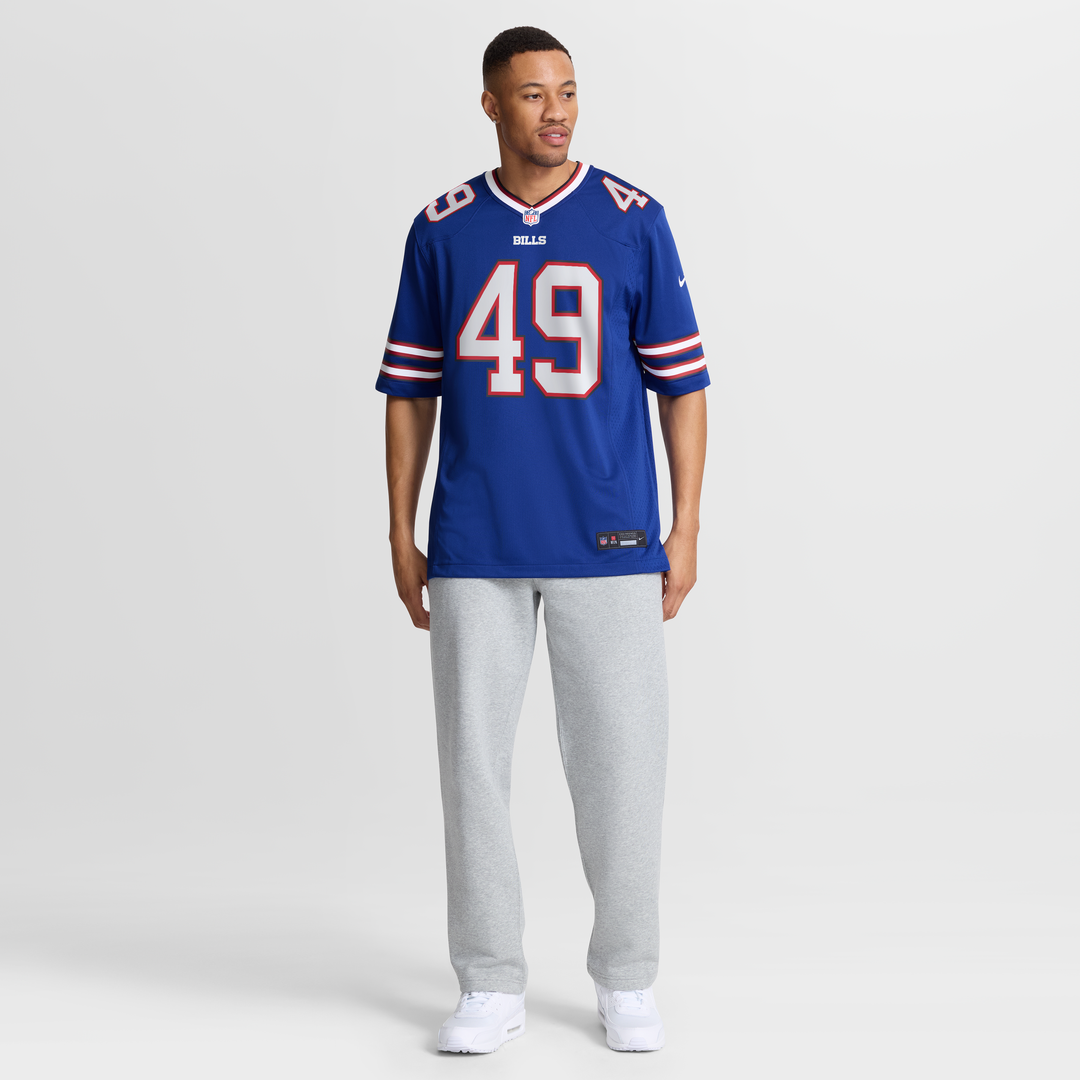DaShaun White Buffalo Bills Game Jersey - Royal Blue