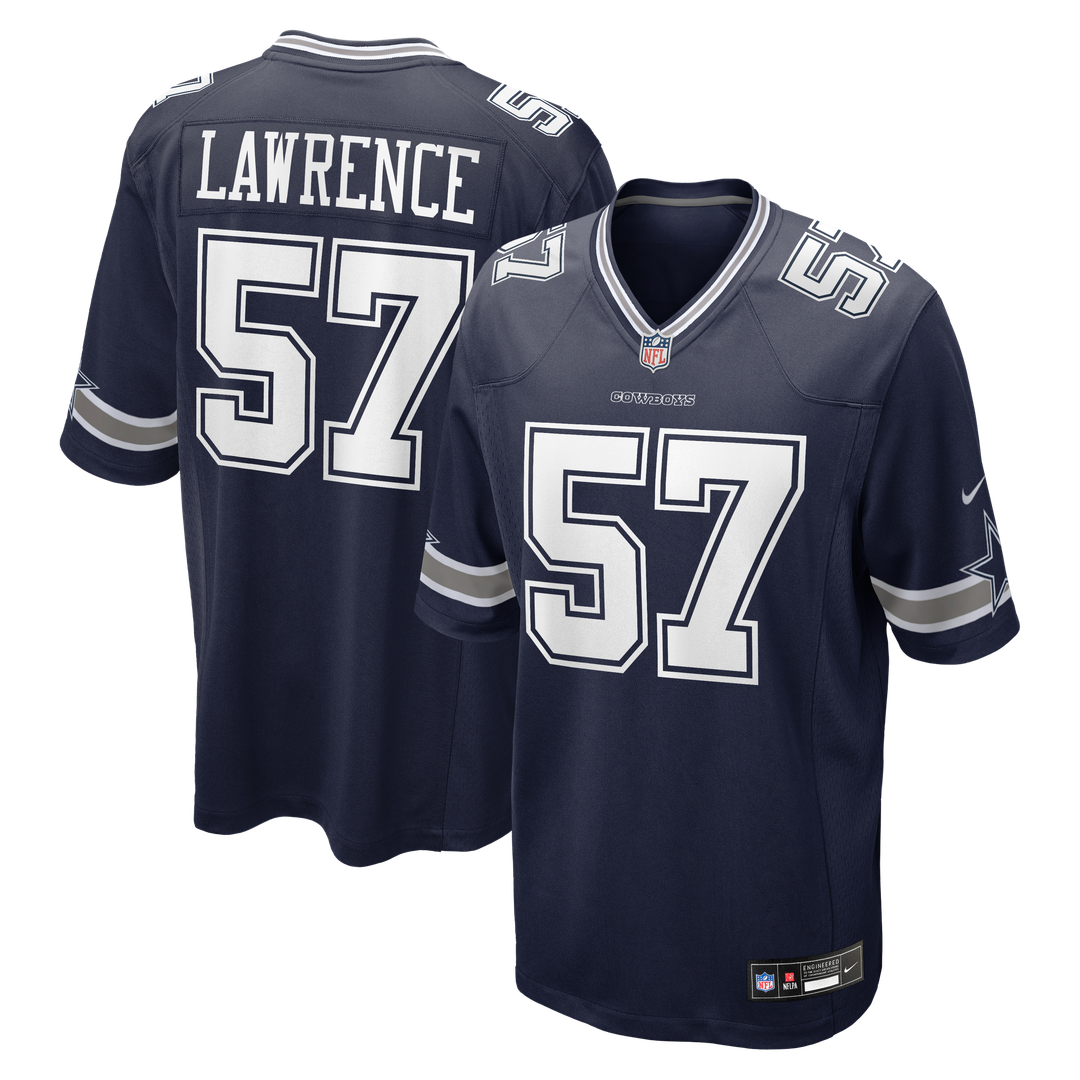 Malachi Lawrence Dallas Cowboys Game Jersey - Navy