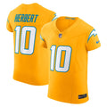 Justin Herbert Los Angeles Chargers Alternate Vapor F.U.S.E. Elite Jersey - Gold