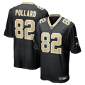 Bob Pollard New Orleans Saints Game Jersey - Black