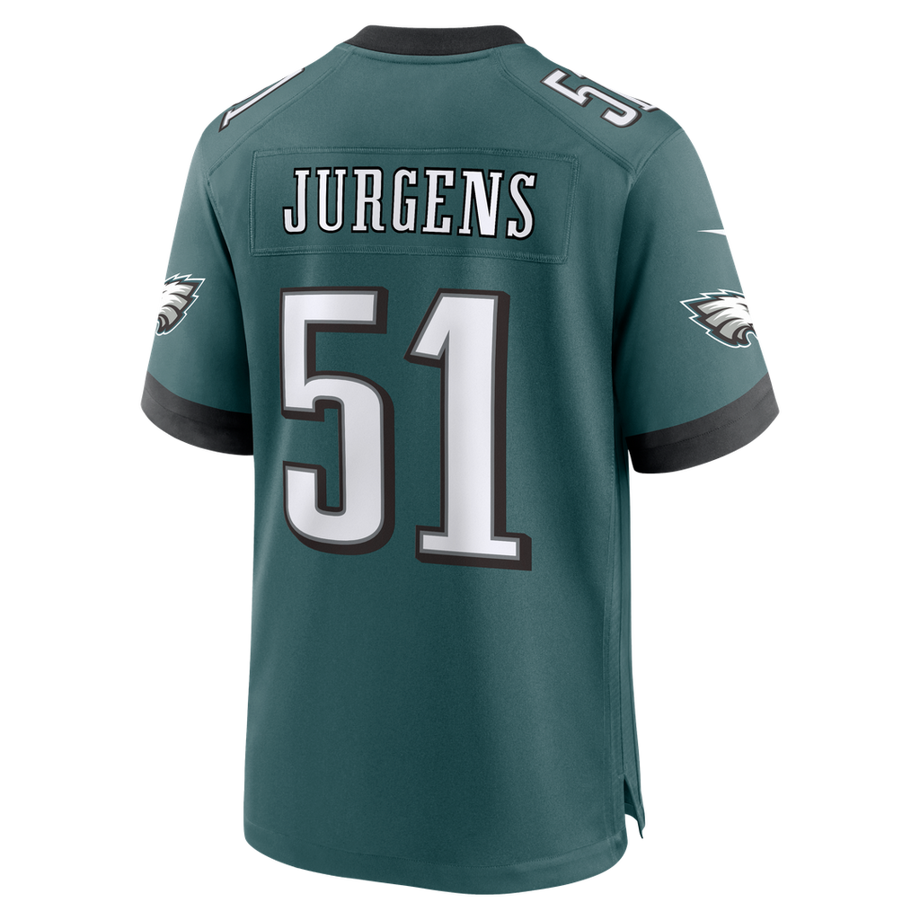 Cam Jurgens Philadelphia Eagles Game Jersey - Midnight Green