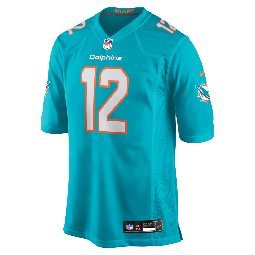 Bob Griese Miami Dolphins Game Jersey - Aqua
