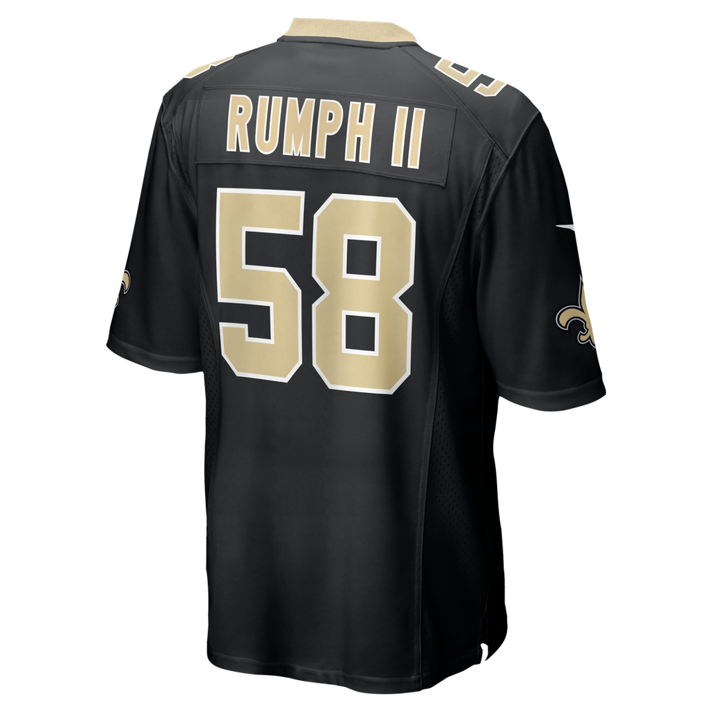 Chris Rumph II New Orleans Saints Game Jersey - Black