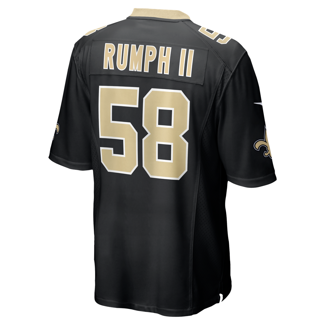 Chris Rumph II New Orleans Saints Game Jersey - Black