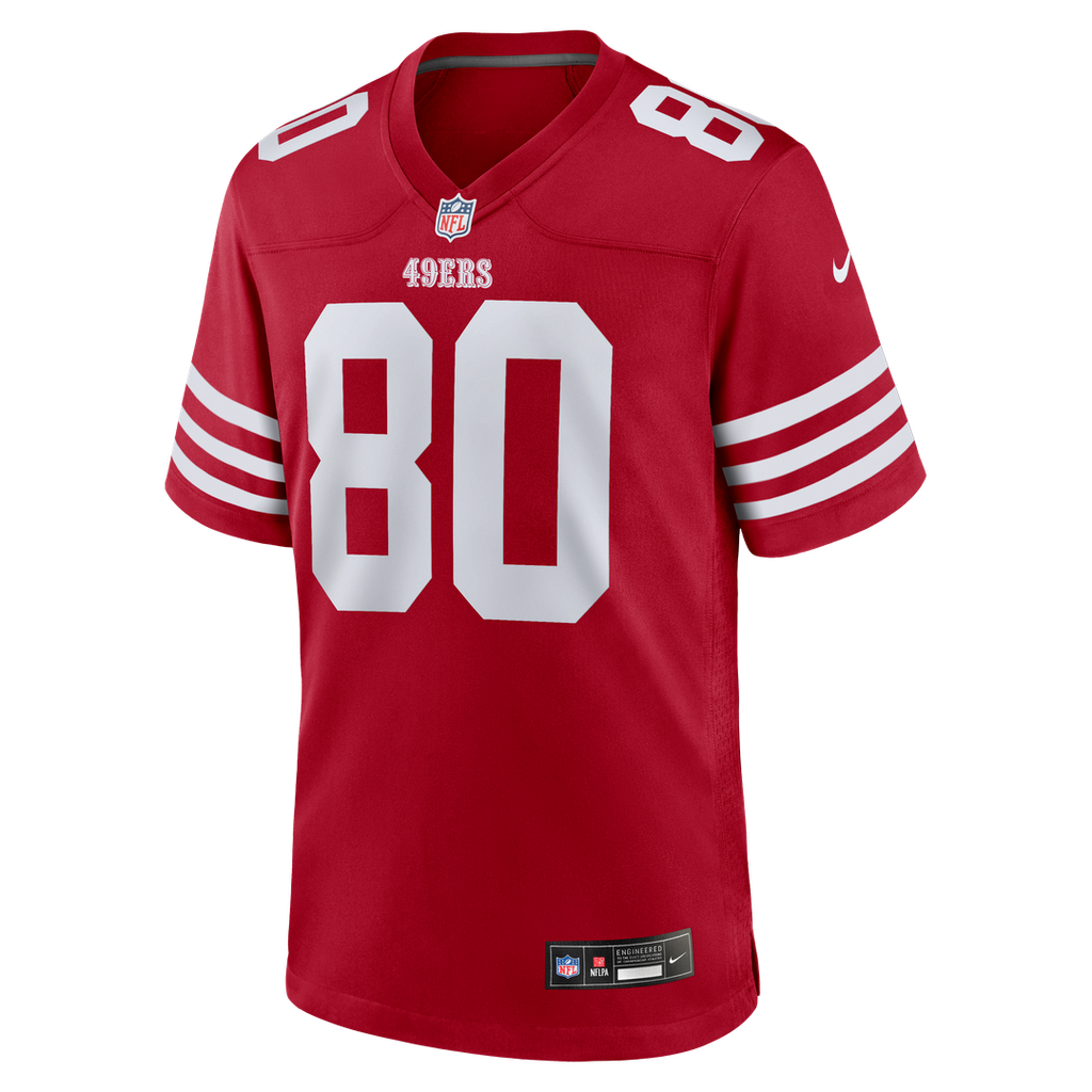 Jerry Rice San Francisco 49ers Retired Team Game Jersey - Scarlet