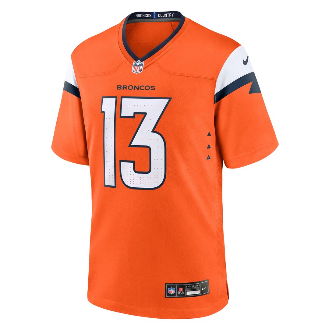 Pat Bryant Denver Broncos Game Jersey - Orange