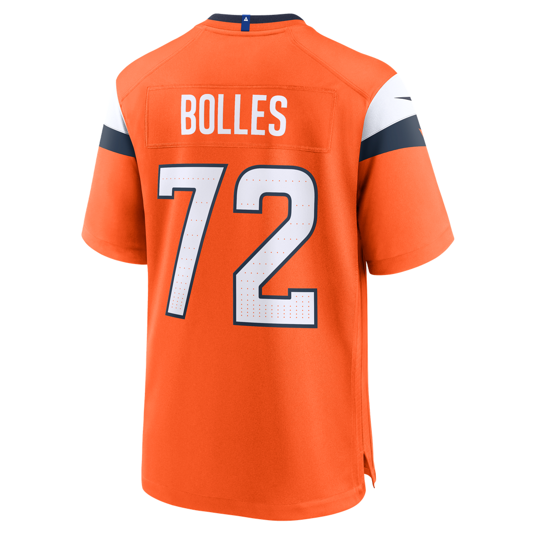 Garett Bolles Denver Broncos Game Jersey - Orange
