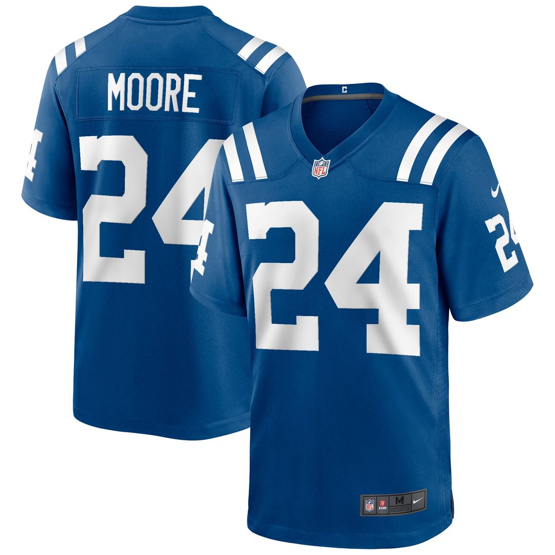 Lenny Moore Indianapolis Colts Game Jersey - Royal Blue