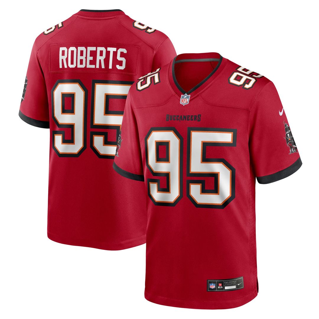 Elijah Roberts Tampa Bay Buccaneers Game Jersey - Red