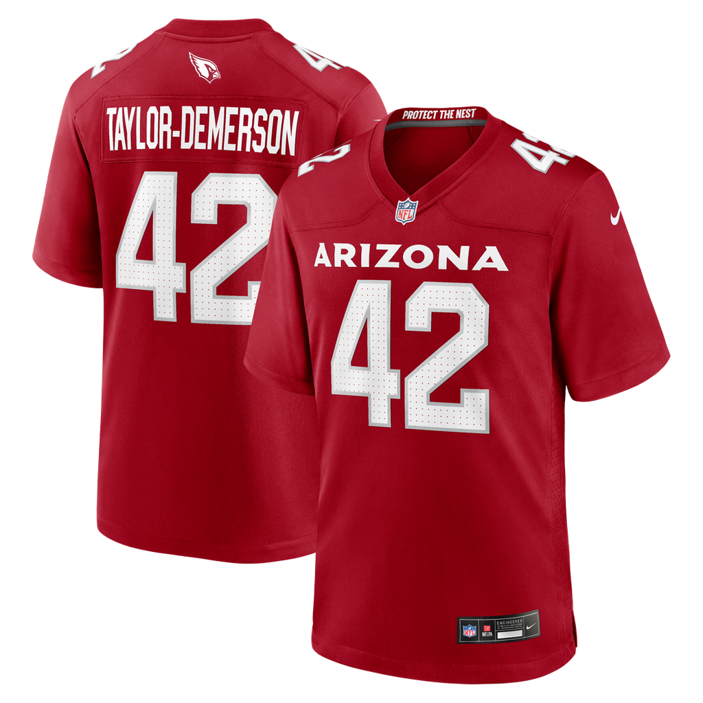 Dadrion Taylor-Demerson Arizona Cardinals Game Jersey - Cardinal