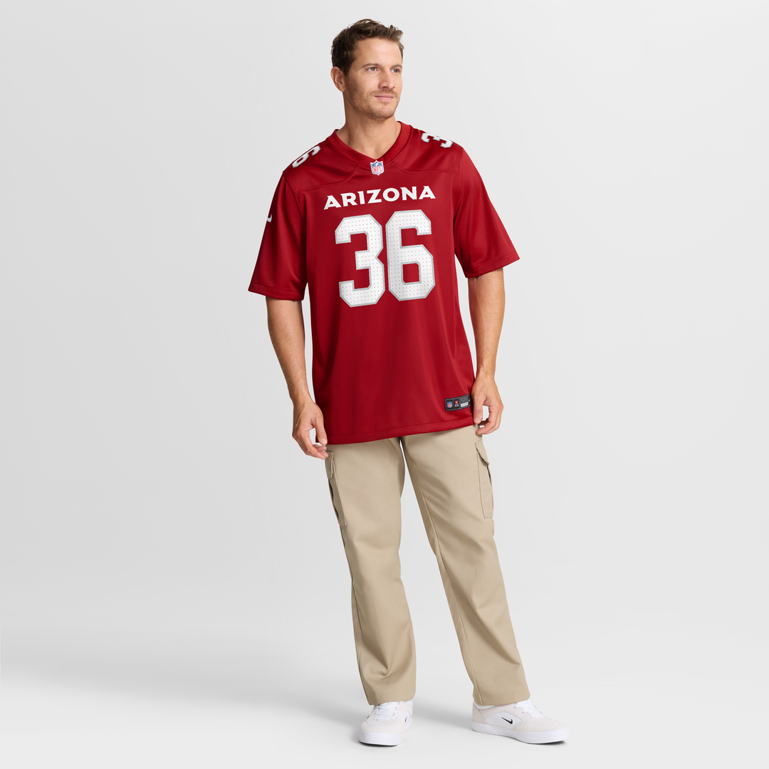 Kitan Crawford Arizona Cardinals Game Jersey - Cardinal