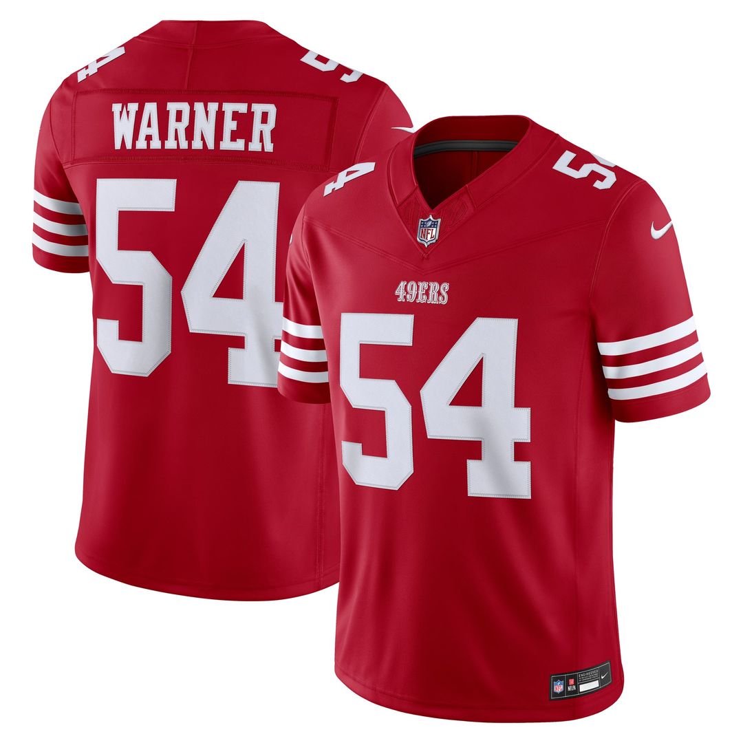 Fred Warner San Francisco 49ers Alternate Vapor F.U.S.E. Stitched Limited Jersey - White