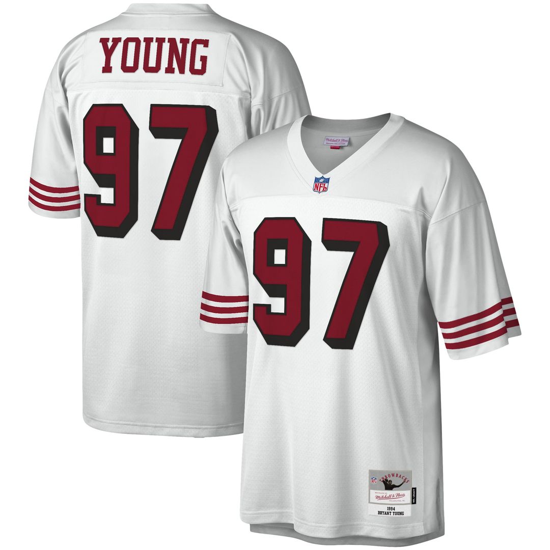 Bryant Young San Francisco 49ers Legacy Replica Jersey - Scarlet