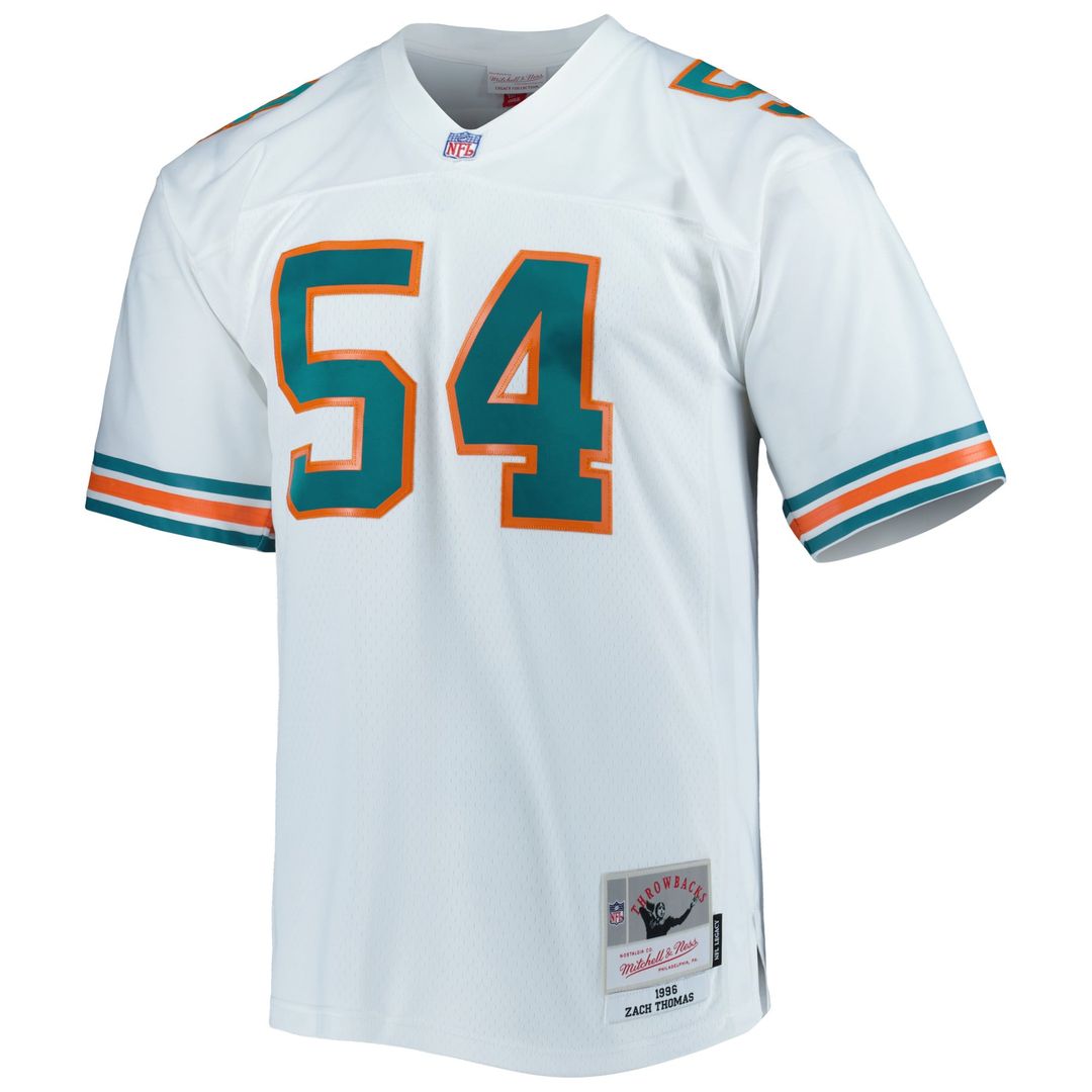 Zach Thomas Miami Dolphins Legacy Replica Jersey - Aqua